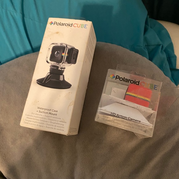 Polaroid cube and waterproof case